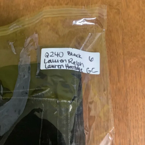 Lauren Ralph Lauren Heritage Straight Jean Sz 6 Black - Picture 10 of 10